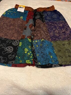 Rising International Patchwork Multi-Color Women's Shorts